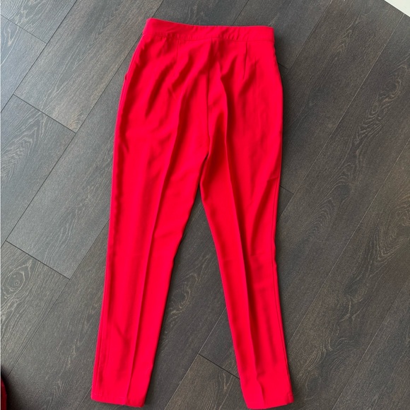 Superdown Red Strapless Jumpsuit Set - Picture 6 of 8